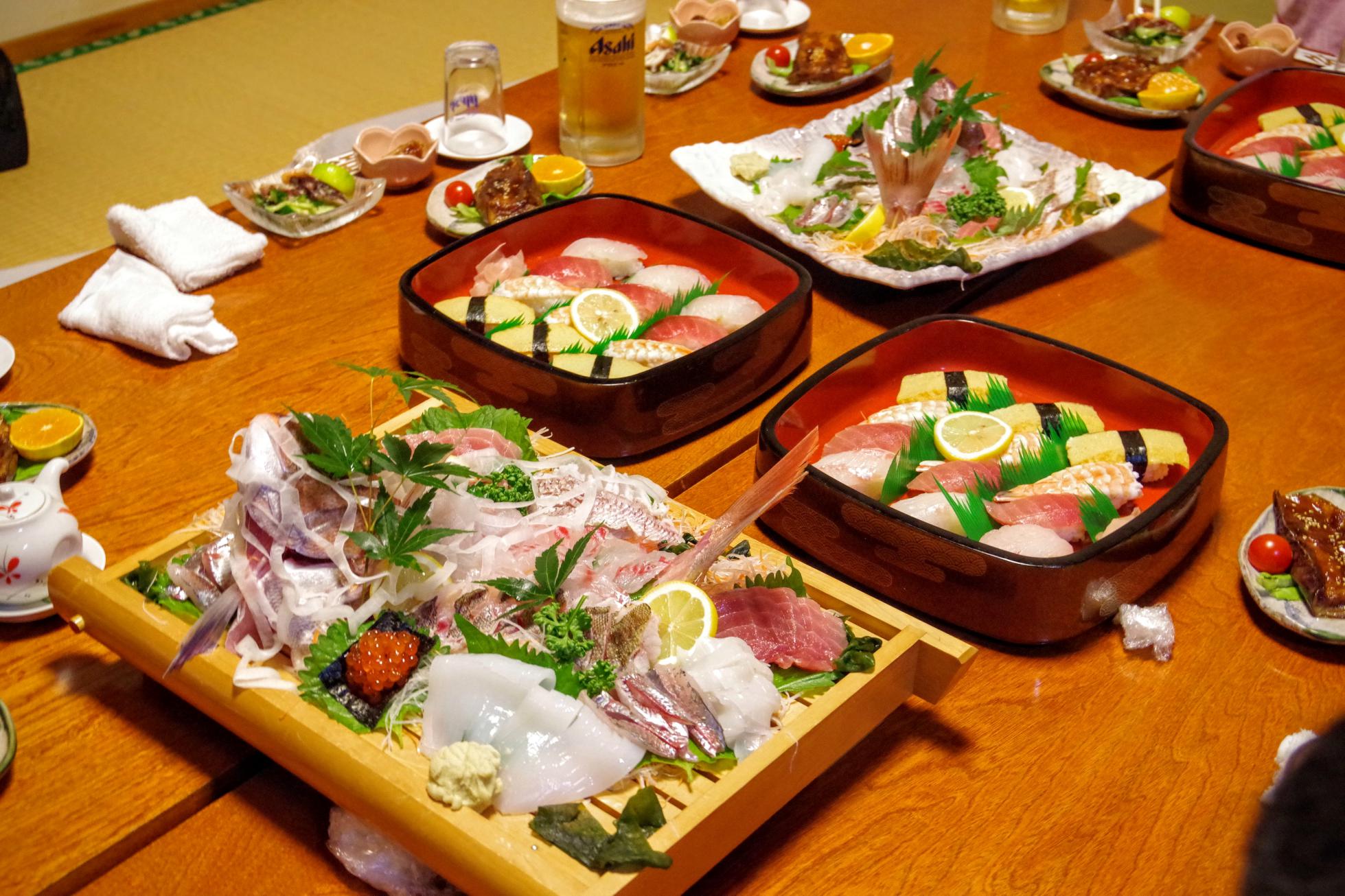鯛福寿司の宴会メニュー