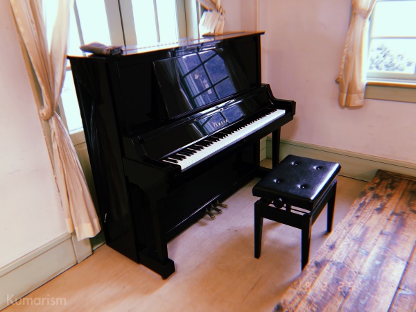 ピアノが置いてあります。